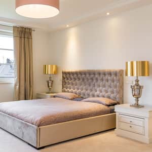 Upholstered bed