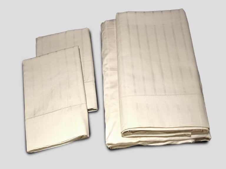 Organic Cotton Luxury Striped Sateen Sheets image
